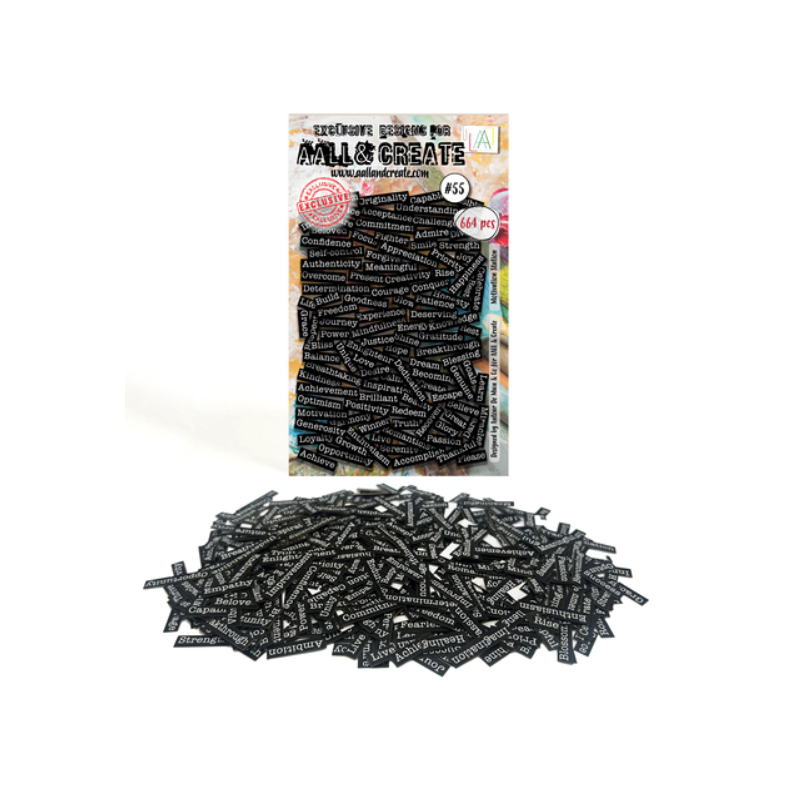 AALL & CREATE Ephemera Die-Cuts A6 Motivation Station AALL-EP-055