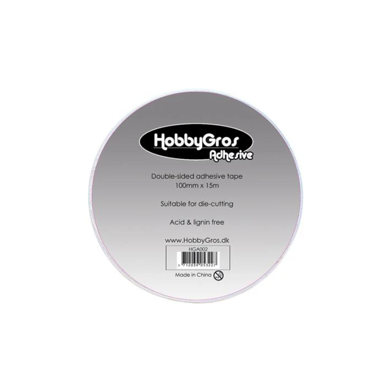 HobbyGros Tejp Adhesive "Doublesided Tape - 10cmx15m" HGA002