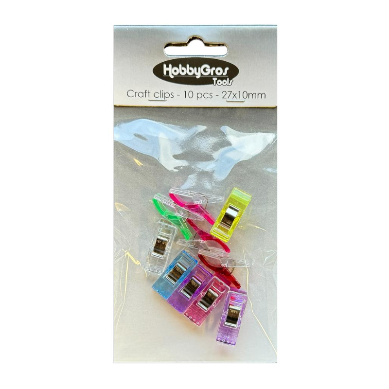 HobbyGros Tools "Craft Clips - 10 pcs" HGT016