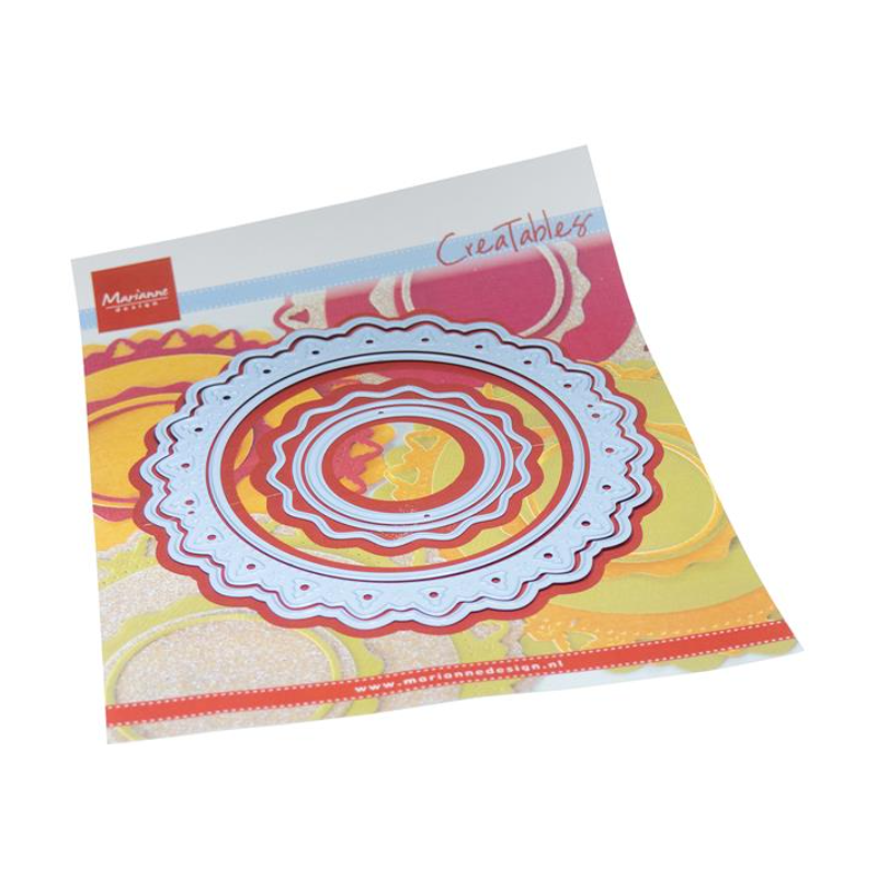 Marianne Design dies "Jolly Christmas Doily" LR0837