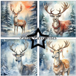 Paper Favourites Paper Pack 6X6 "Christmas Stag" PF500