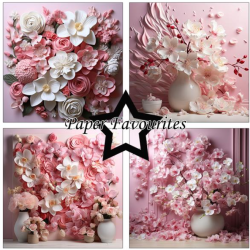 Paper Favourites Paper Pack 6x6 "Wedding Flowers" PF502
