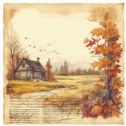 Creative Expressions • 8x8 Taylor Made Journals Paper Pad Autumn Song