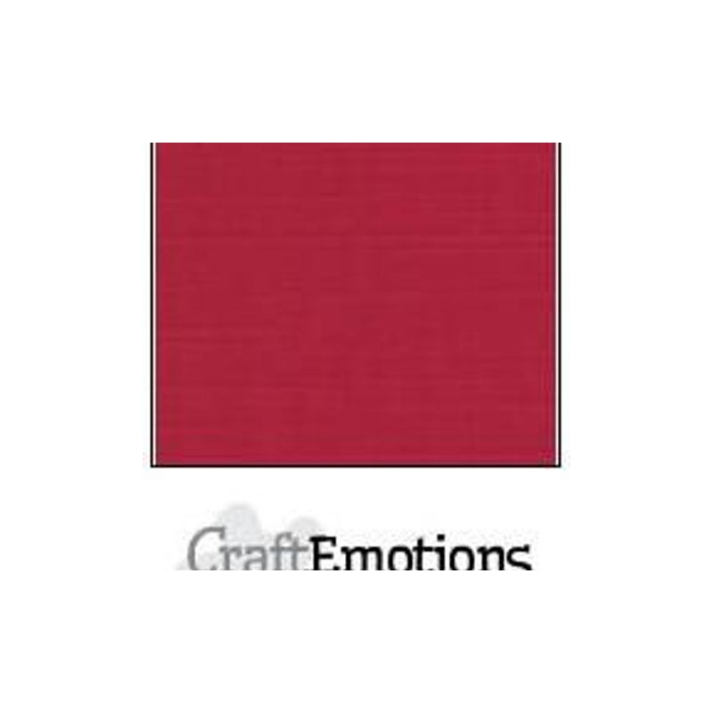 CraftE Cardstock Linen Christmas red 12"x12" / 10st