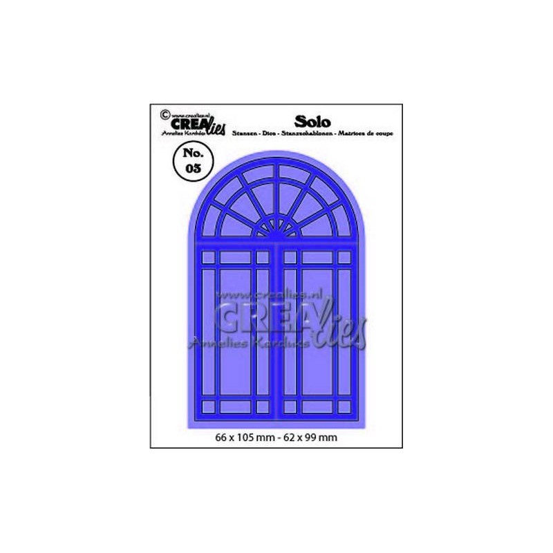 Crealies Solo window  / 66x105-62x99mm