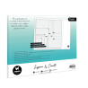 Studio Light Magnetic Glass Mat Essentials nr.01 SL-ES-MGM01 440x340mm