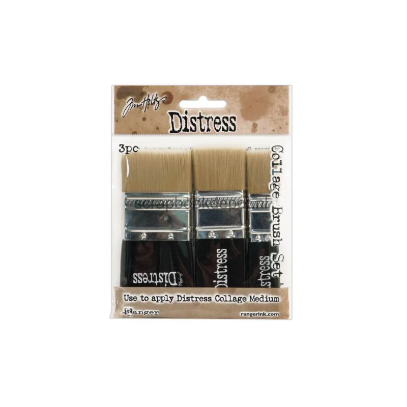 Ranger • Tim Holtz Distress collage brush 3 pack assortment