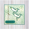 Nellie's Choice • 3D Embossing Folder Origami Triangles 15x15 cm