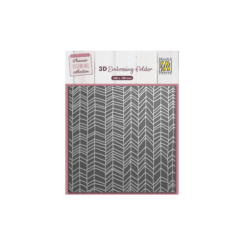 Nellie's Choice • 3D Embossing Folder Chevron