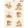 Marianne D Decoupage Autumn leaves VK9613 A4, 6 images