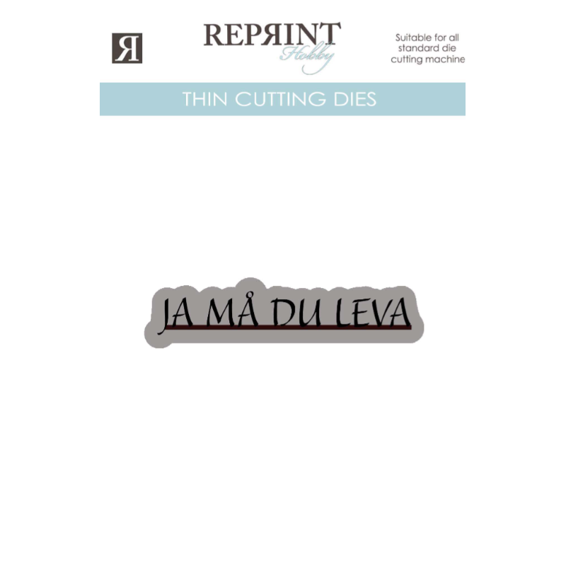 Reprint -Dies -  Ja må du leva - 62 mm  RD050