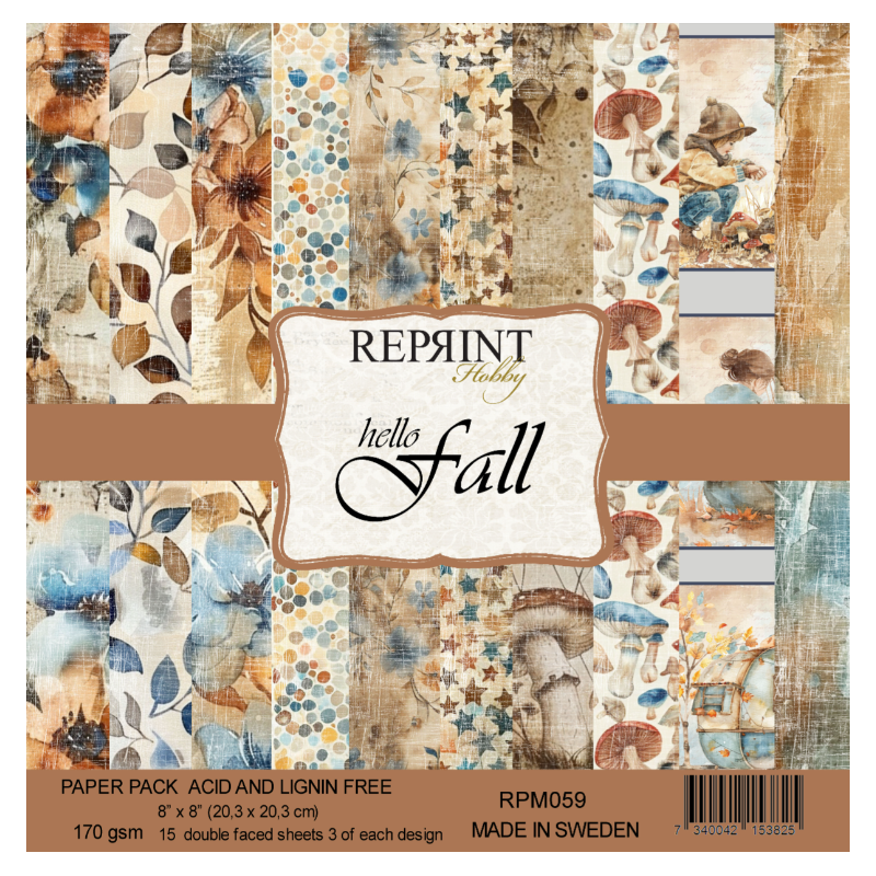 Reprint 8x8 Paperpack - Hello Fall Collection