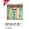 Stamperia  10 sheets cm 20,3X20,3 (8"X8") Backgrounds Selection - The Nutcracker