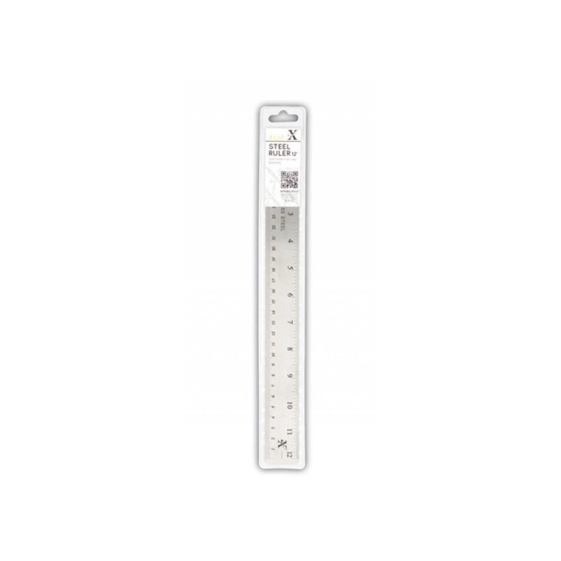 Xcut 12" Steel Ruler (Soft Back) XCU 255300
