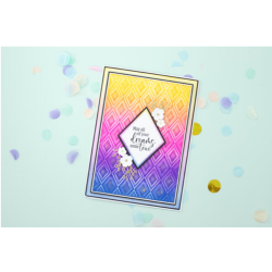 Crafter's Companion Bold 3D Folders 5x7 Inch 3D Embossing Folder Classic Diamonds CC-EF5-3D-CLDI