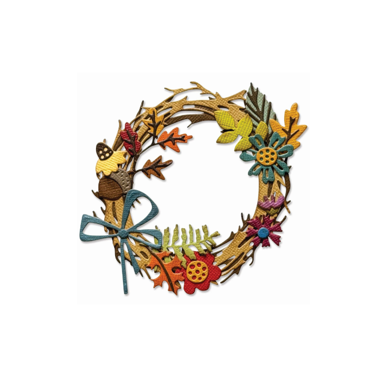 Sizzix • Thinlits Die Vault Foliage Wreath 14pcs