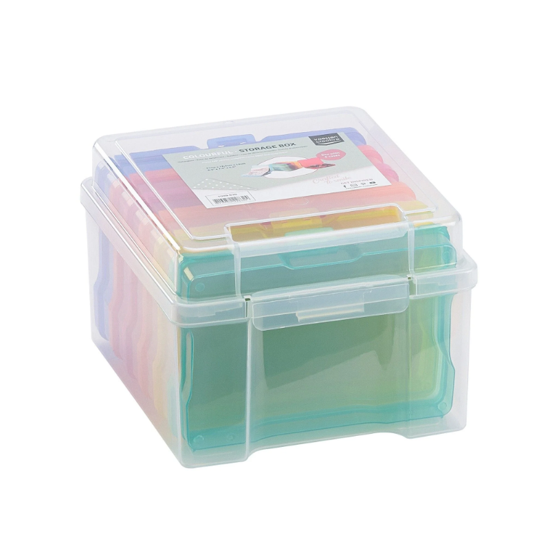Vaessen Creative • Storage Box with 6 Cases Colourfull