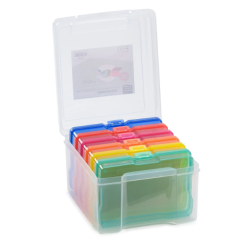 Vaessen Creative • Storage Box with 6 Cases Colourfull