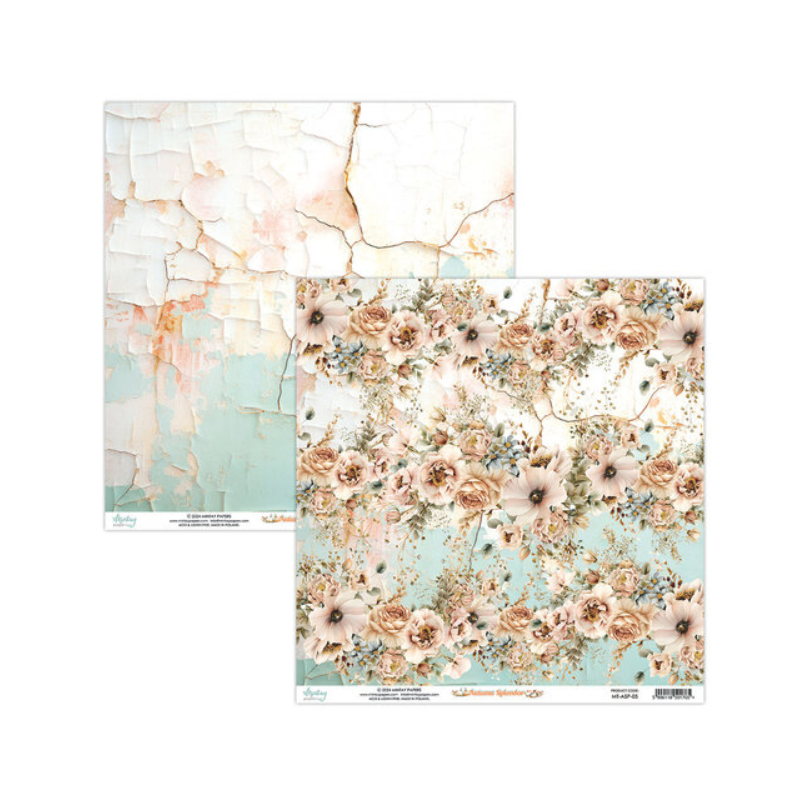 Mintay Papers - Autumn Splendor Collection - 12 x 12 Double Sided Paper 5