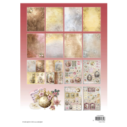 Studio Light • Essentials A4 Die-cut Designer PP Romantic Christmas