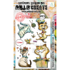 Aall and CreateStamp Set A6 Alleycat Acrocats AALL-TP-1123