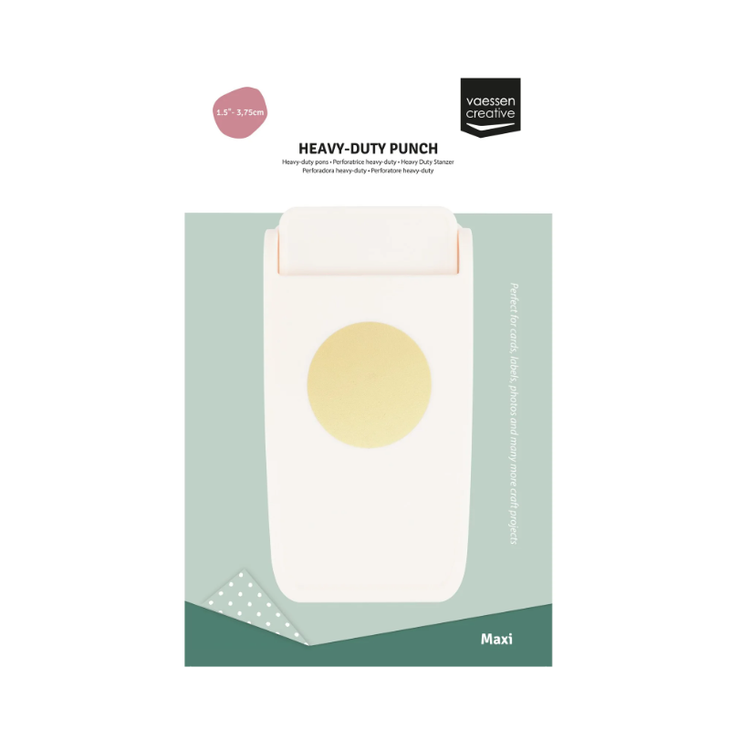 Vaessen Creative • Heavy duty punch circle medium 3,75 cm