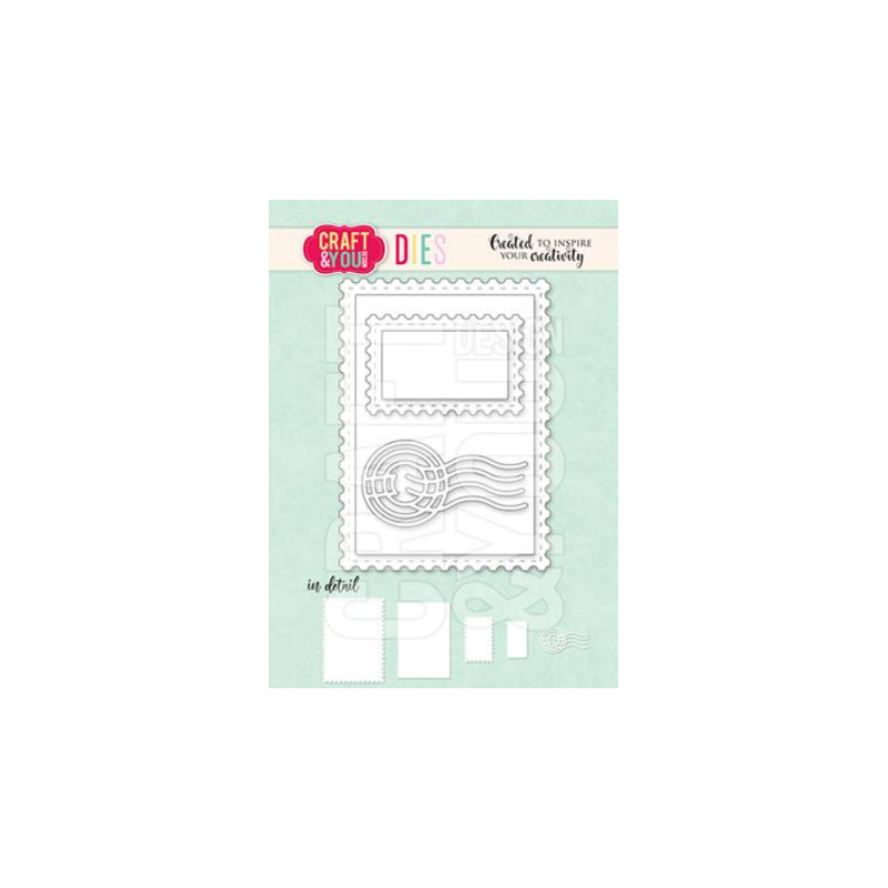 Craft&You Dies ATC Frame with stamp" CW263