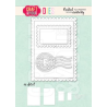 Craft&You Dies ATC Frame with stamp" CW263