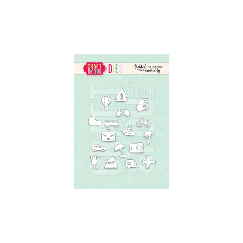 Craft&You Dies "Travel Pictograms" CW299