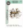 Sizzix • Clear Stamp Set with Framelits Die Reindeer Mix Cluster 49 and market