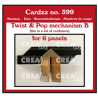 Crealies • Cardzz Twist Mechanism B For 6 Panels