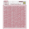 Nellie's Choice • Stencil 15x15 cm Chevron MMS4K-067
