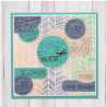 Nellie's Choice • Stencil 15x15 cm Chevron MMS4K-067