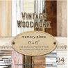 Memory Place Vintage Woodwork 6x6 Inch Paper Pack MP-61456
