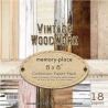 Memory Place Vintage Woodwork 8x8 Inch Paper Pack MP-61457