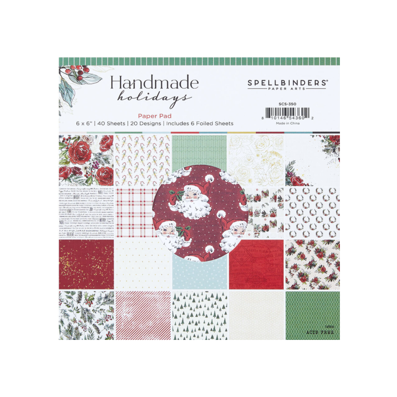 Spellbinders Handmade Holidays Paper Pad SCS-350
