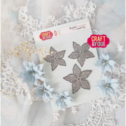 Craft&You Dies "Magda's Poinsettia Small Flower" CW309