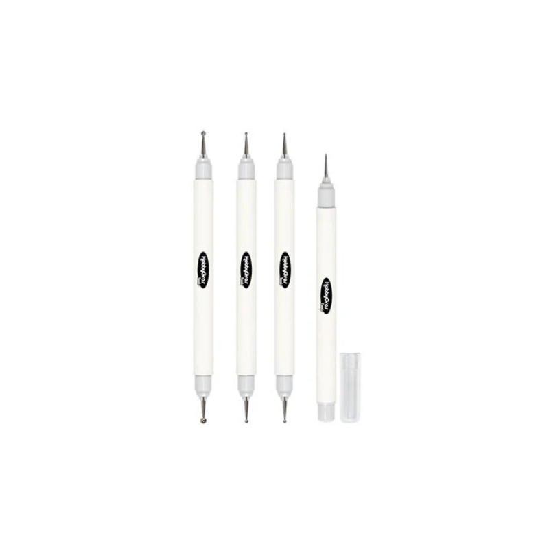 HobbyGros Tools "Embossing Set + Piercing Tool (4 pcs)" HGT024