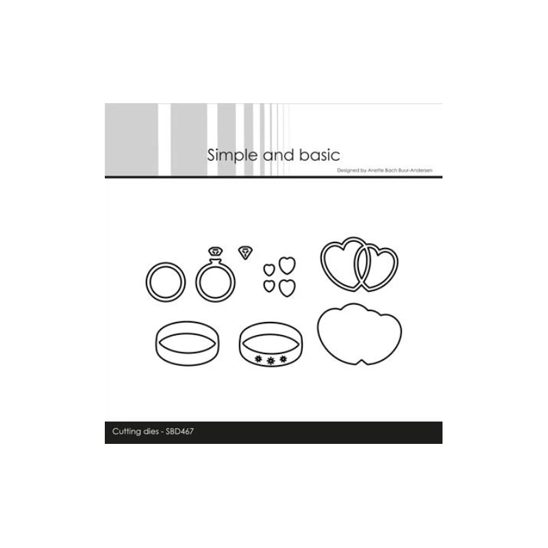 Simple and Basic die "Wedding accessories" SBD467