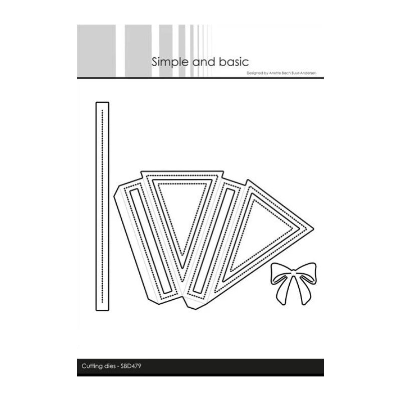 Simple and Basic die "Triangle cone" SBD479