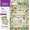 Crafters companion Winter Berries 12x12 Inch Christmas Paper Pad CC-PAD12-WIBE