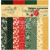 Graphic 45 Merry & Bright 12x12 Inch Patterns & Solids Pack 4502915