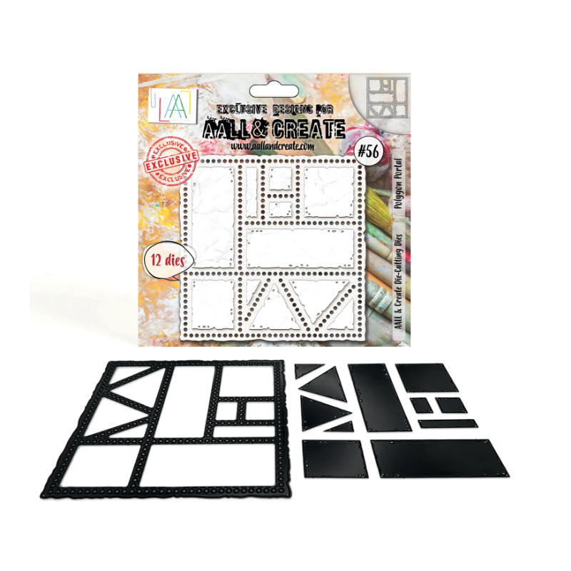 AALL & CREATE Die-Cutting Die Set - Polygon Portal 56 AALL-DI-056