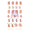 Prima Marketing 25 & Peppermint Puffy Stickers (27pcs) 981532