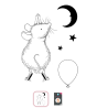 Pink Ink Designs • Wee Folk Series Clear Stamp Set Balloon Mouse PI158