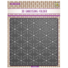 Nellie's Choice • 3D Embossing Folder Background Christmas Snowflakes EF3D074