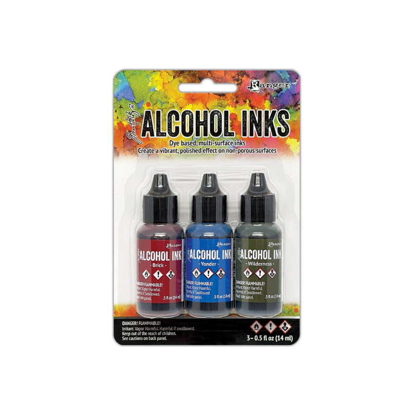 Ranger • Tim Holtz Alcohol Ink Kit Expedition 3pcs
