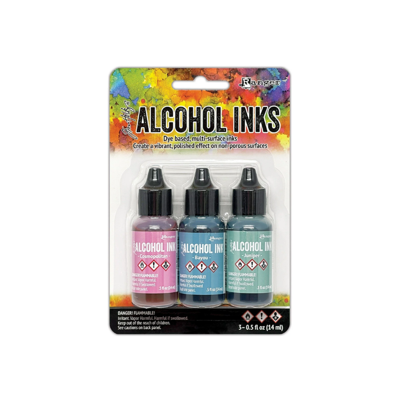Ranger • Tim Holtz Alcohol Ink Kit Getaway 3pcs
