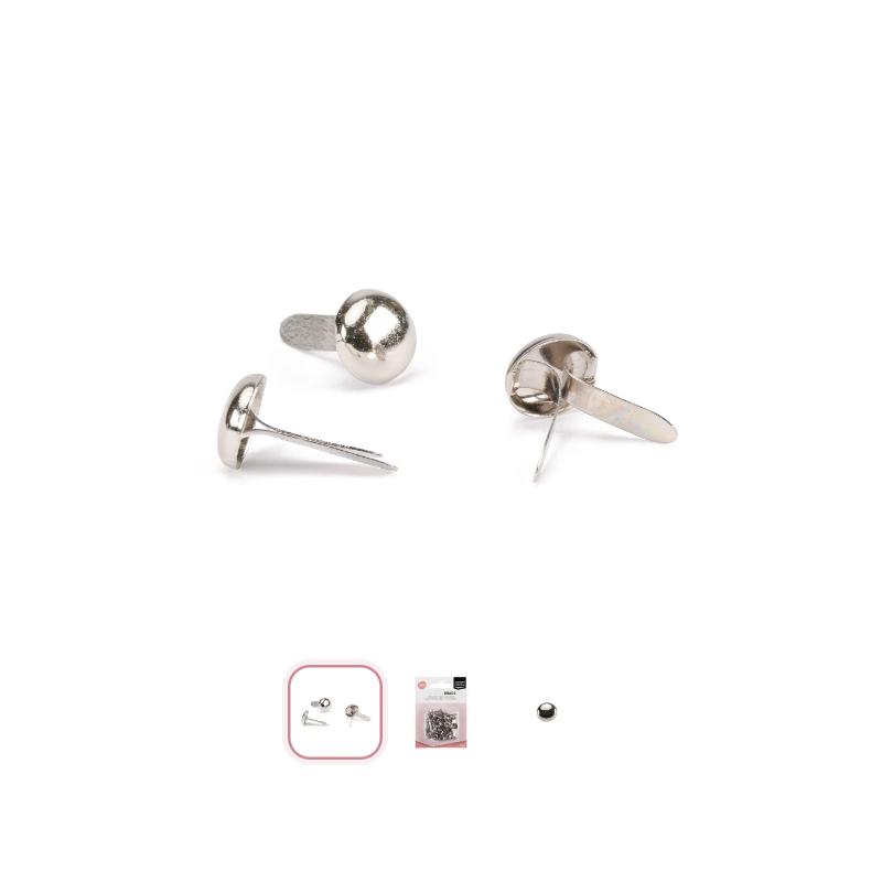 Vaessen Creative • Brads vintage  8mm Silver 2023-921