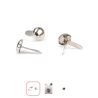 Vaessen Creative • Brads vintage  8mm Silver 2023-921